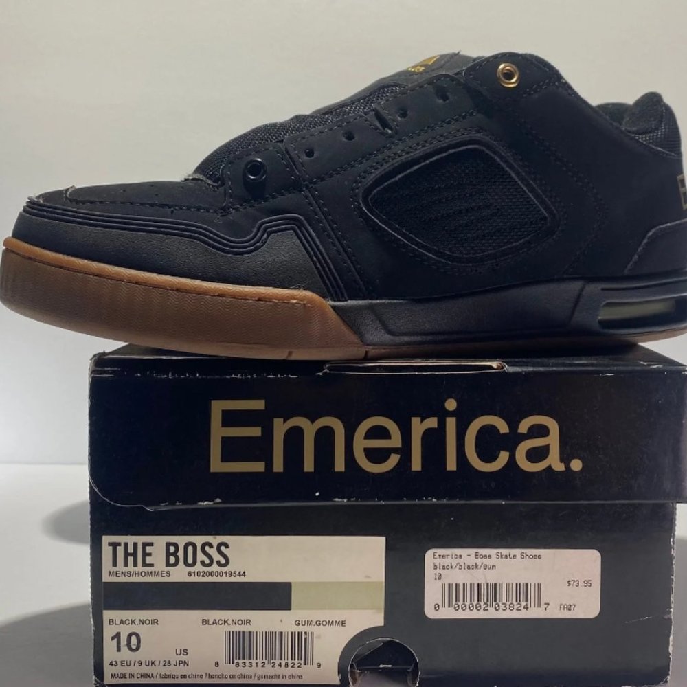 Emerica Andrew Reynolds The Boss Shoes Black/Gum